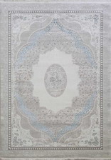 Ковер 36548A, 0,83*1,5, OVAL, BLUE / L.BEIGE